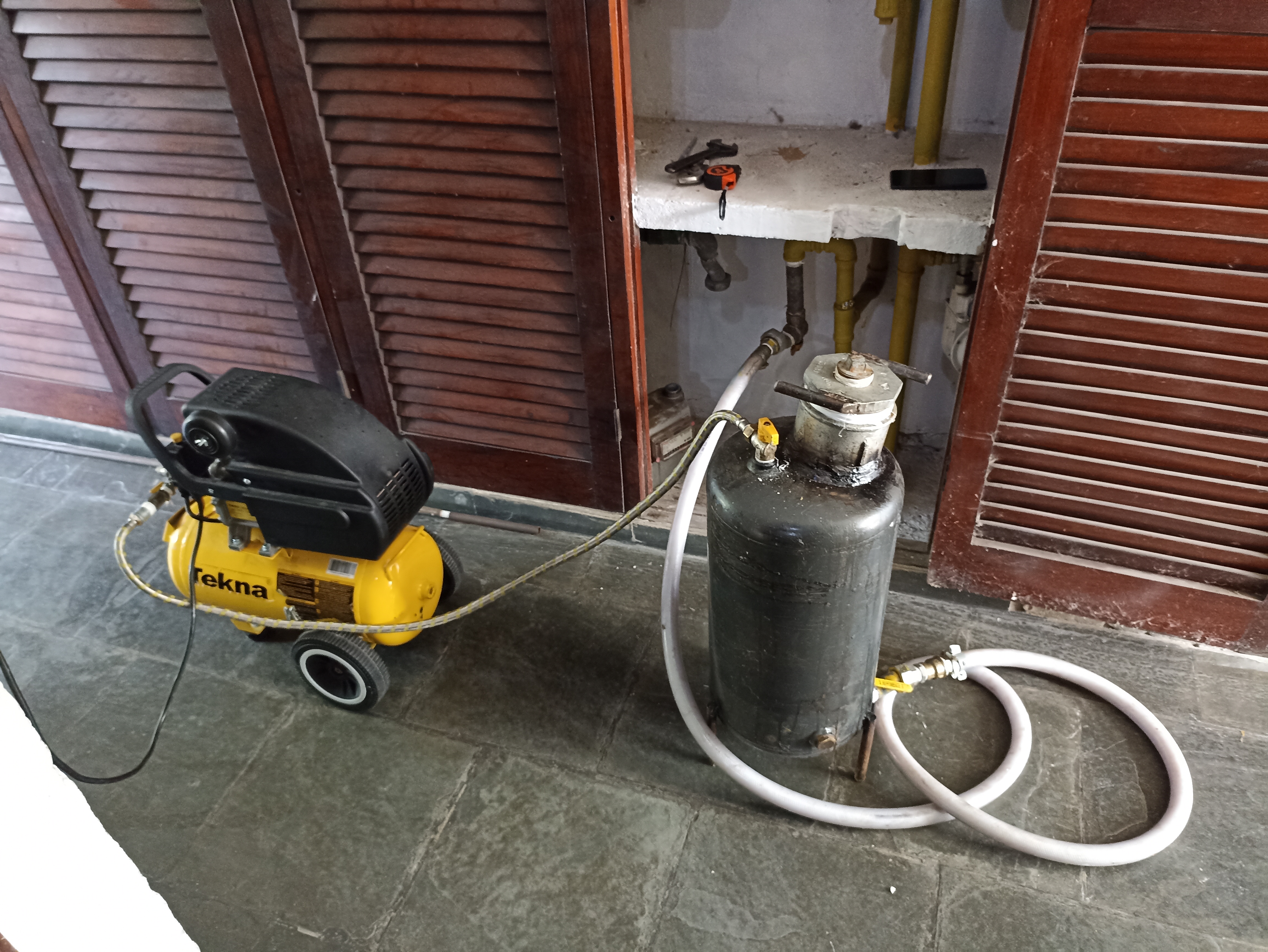 Aplicação de Resina